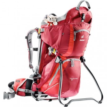 Детская переноска DEUTER KID COMFORT II Cranberry-fire Детская переноска DEUTER KID COMFORT II Cranberry-fire