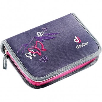 Пенал DEUTER SCHOOL PENCIL BOX Фиолетовая бабочка Plum Пенал DEUTER SCHOOL PENCIL BOX Фиолетовая бабочка Plum