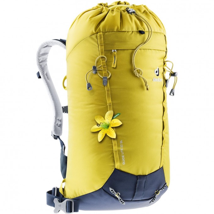Рюкзак DEUTER 2020-21 GUIDE LITE 22 SL GREENCURRY/NAVY 3360020_2329