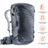 Рюкзак DEUTER 2021-22 FREERIDER PRO 34+ BLACK 3303522_7000