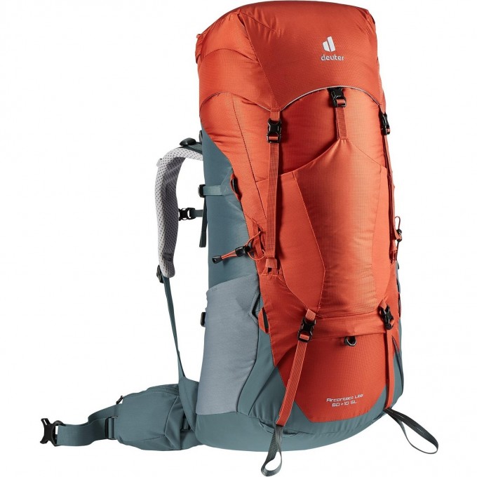 Рюкзак DEUTER 2021 AIRCONTACT LITE 60+10 SL PAPRIKA/TEAL 3340621_5212