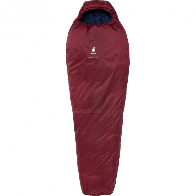Спальник DEUTER 2022 SHADOW -3° левый Maron-Navy 6701222_5322