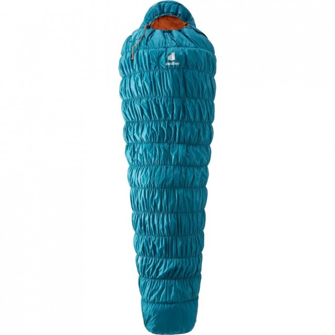 Спальник DEUTER EXOSPHERE -10° SL правый Petrol/Mango 3700621_3911