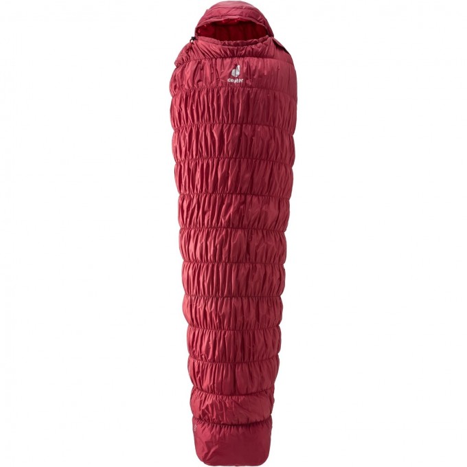 Спальник DEUTER EXOSPHERE -6° левый Cranberry/Fire 3700421_5560
