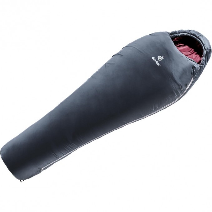 Спальник DEUTER ORBIT +5 SL, правый Granite-aubergine 3701218_4511_1